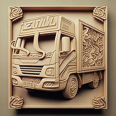 3D модель Isuzu Elf (STL)